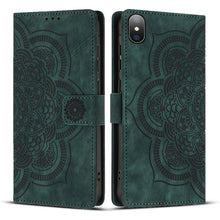 Load image into Gallery viewer, Mandala Embossed Retro Frosted Leather Phone Case, For iPhone XR, For iPhone XS Max, For iPhone 7 Plus / 8 Plus