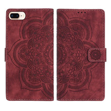 Load image into Gallery viewer, Mandala Embossed Retro Frosted Leather Phone Case, For iPhone XR, For iPhone XS Max, For iPhone 7 Plus / 8 Plus
