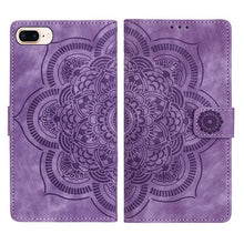 Load image into Gallery viewer, Mandala Embossed Retro Frosted Leather Phone Case, For iPhone XR, For iPhone XS Max, For iPhone 7 Plus / 8 Plus