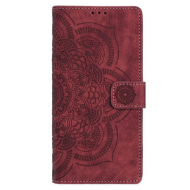 Mandala Embossed Retro Frosted Leather Phone Case, For iPhone 18 Pro / 17 Pro, For iPhone 18 Pro Max / 17 Pro Max, For iPhone 17e / 16e, For iPhone 17, For iPhone Air, For iPhone 16 Pro Max, For iPhone 16 Pro, For iPhone 16 Plus, For iPhone 16