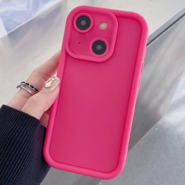 Shockproof Frame Frosted Precise Hole TPU Phone Case, For iPhone 16 Pro, For iPhone 16 Plus, For iPhone 16, For iPhone 15 Pro Max, For iPhone 15 Pro, For iPhone 15 Plus