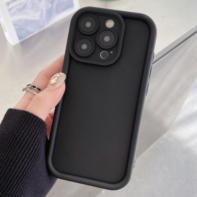 Shockproof Frame Frosted Precise Hole TPU Phone Case, For iPhone 15, For iPhone 14 Plus, For iPhone 14, For iPhone 14 Pro, For iPhone 14 Pro Max, For iPhone SE 2022 / 2020 / 8 / 7