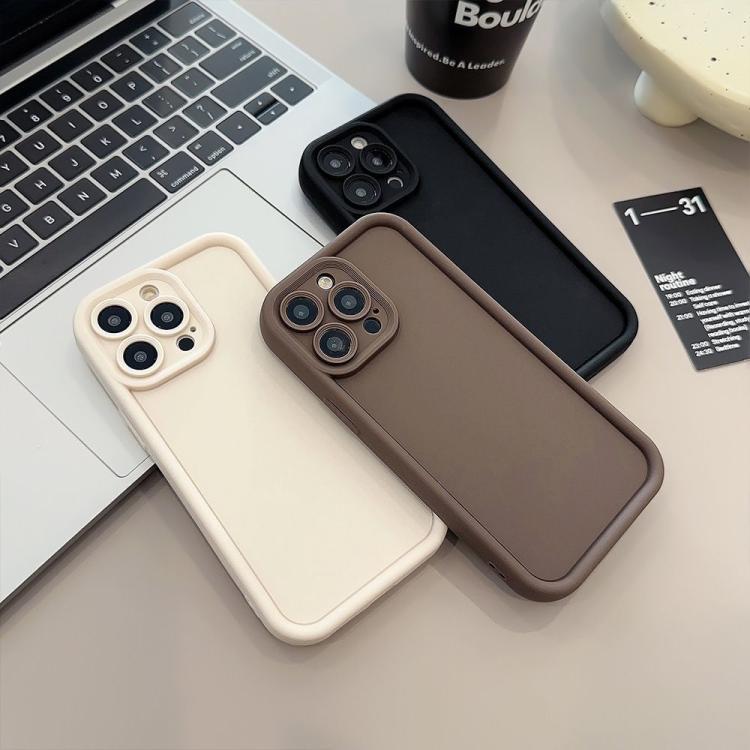 Shockproof Frame Frosted Precise Hole TPU Phone Case, For iPhone 16 Pro, For iPhone 16 Plus, For iPhone 16, For iPhone 15 Pro Max, For iPhone 15 Pro, For iPhone 15 Plus