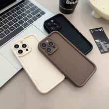 Load image into Gallery viewer, Shockproof Frame Frosted Precise Hole TPU Phone Case, For iPhone 16 Pro, For iPhone 16 Plus, For iPhone 16, For iPhone 15 Pro Max, For iPhone 15 Pro, For iPhone 15 Plus