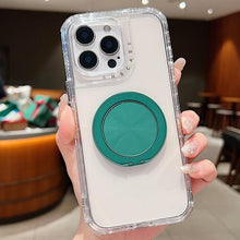 Load image into Gallery viewer, Dreamland Transparent MagSafe Holder Phone Case, For iPhone 16 Pro Max, For iPhone 16 Pro, For iPhone 16 Plus, For iPhone 16, For iPhone 15 Pro Max, For iPhone 15 Pro