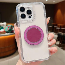 Load image into Gallery viewer, Dreamland Transparent MagSafe Holder Phone Case, For iPhone 16 Pro Max, For iPhone 16 Pro, For iPhone 16 Plus, For iPhone 16, For iPhone 15 Pro Max, For iPhone 15 Pro