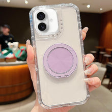Load image into Gallery viewer, Dreamland Transparent MagSafe Holder Phone Case, For iPhone 16 Pro Max, For iPhone 16 Pro, For iPhone 16 Plus, For iPhone 16, For iPhone 15 Pro Max, For iPhone 15 Pro