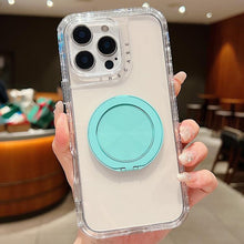 Load image into Gallery viewer, Dreamland Transparent MagSafe Holder Phone Case, For iPhone 16 Pro Max, For iPhone 16 Pro, For iPhone 16 Plus, For iPhone 16, For iPhone 15 Pro Max, For iPhone 15 Pro
