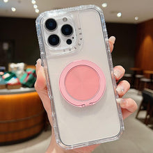 Load image into Gallery viewer, Dreamland Transparent MagSafe Holder Phone Case, For iPhone 16 Pro Max, For iPhone 16 Pro, For iPhone 16 Plus, For iPhone 16, For iPhone 15 Pro Max, For iPhone 15 Pro