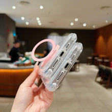 Load image into Gallery viewer, Dreamland Transparent MagSafe Holder Phone Case, For iPhone 11