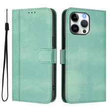Load image into Gallery viewer, Line Splicing Buckle Retro Leather Phone Case, For iPhone 16 Pro, For iPhone 16 Plus, For iPhone 16, For iPhone 15 Pro Max, For iPhone 15 Pro, For iPhone 15 Plus