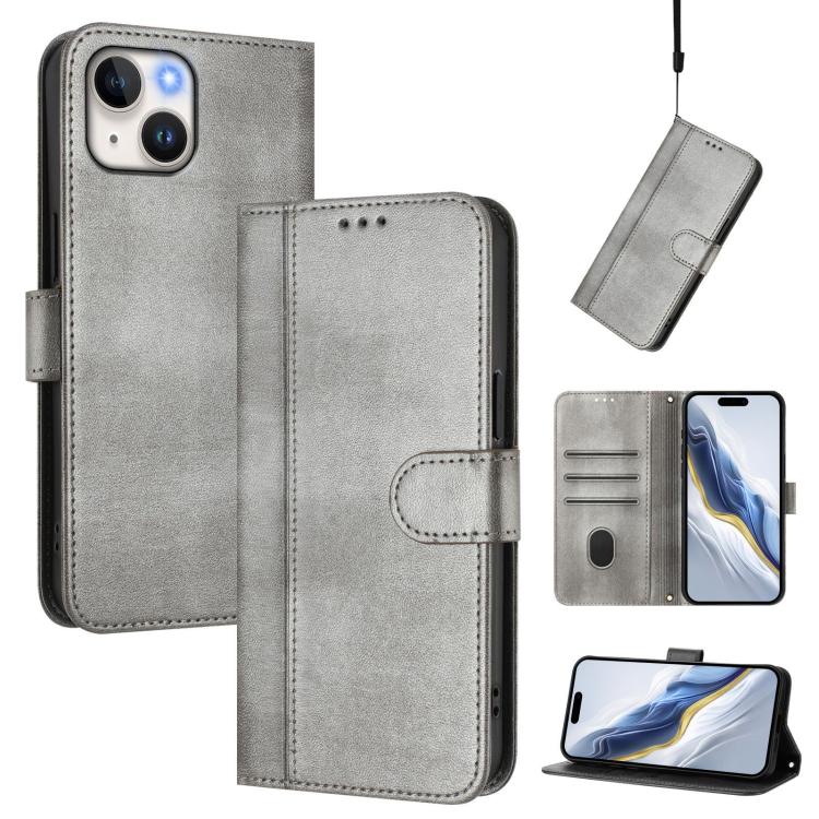 Line Splicing Buckle Retro Leather Phone Case, For iPhone 13 Pro Max, For iPhone 13 Pro, For iPhone 13 mini, For iPhone 12 / 12 Pro, For iPhone 12 Pro Max, For iPhone 12 mini