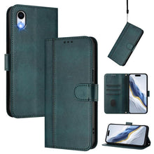 Load image into Gallery viewer, Line Splicing Buckle Retro Leather Phone Case, For iPhone 11 Pro Max, For iPhone 11, For iPhone 11 Pro, For iPhone X / XS, For iPhone XR, For iPhone XS Max