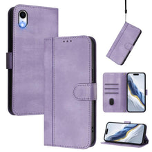 Load image into Gallery viewer, Line Splicing Buckle Retro Leather Phone Case, For iPhone 11 Pro Max, For iPhone 11, For iPhone 11 Pro, For iPhone X / XS, For iPhone XR, For iPhone XS Max