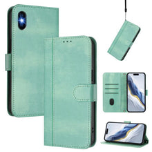Load image into Gallery viewer, Line Splicing Buckle Retro Leather Phone Case, For iPhone 11 Pro Max, For iPhone 11, For iPhone 11 Pro, For iPhone X / XS, For iPhone XR, For iPhone XS Max