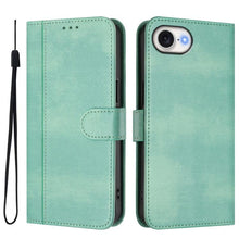 Load image into Gallery viewer, Line Splicing Buckle Retro Leather Phone Case, For iPhone 17e / 16e, For iPhone 17 Pro Max, For iPhone 17 Pro, For iPhone 17, For iPhone Air, For iPhone 16 Pro Max