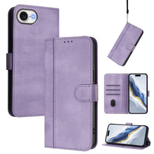 Load image into Gallery viewer, Line Splicing Buckle Retro Leather Phone Case, For iPhone 17e / 16e, For iPhone 17 Pro Max, For iPhone 17 Pro, For iPhone 17, For iPhone Air, For iPhone 16 Pro Max