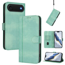 Load image into Gallery viewer, Line Splicing Buckle Retro Leather Phone Case, For iPhone 17e / 16e, For iPhone 17 Pro Max, For iPhone 17 Pro, For iPhone 17, For iPhone Air, For iPhone 16 Pro Max