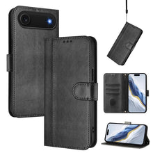 Load image into Gallery viewer, Line Splicing Buckle Retro Leather Phone Case, For iPhone 17e / 16e, For iPhone 17 Pro Max, For iPhone 17 Pro, For iPhone 17, For iPhone Air, For iPhone 16 Pro Max