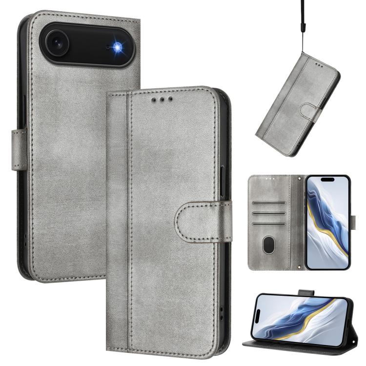 Line Splicing Buckle Retro Leather Phone Case, For iPhone 17e / 16e, For iPhone 17 Pro Max, For iPhone 17 Pro, For iPhone 17, For iPhone Air, For iPhone 16 Pro Max