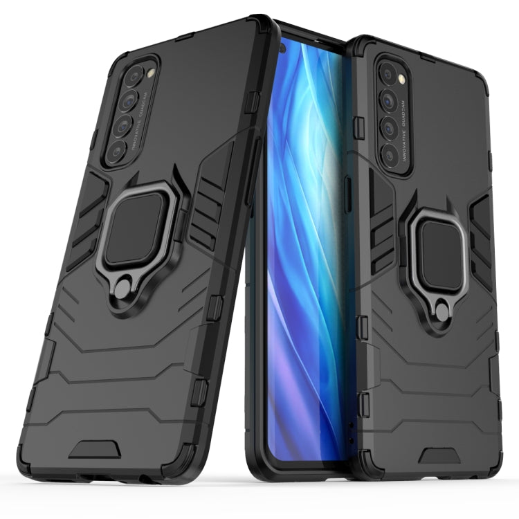 Shockproof PC + TPU Protective Case with Magnetic Ring Holder