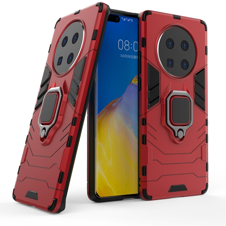 Shockproof PC + TPU Protective Case with Magnetic Ring Holder