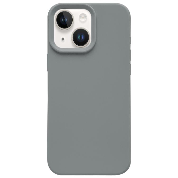 Dopamine Simple Imitation Liquid Silicone Phone Case, For iPhone 15, For iPhone 14 Plus, For iPhone 14
