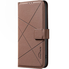 Geometric Pattern RFID Leather Phone Case, For iPhone 6 / 7 / 8 / SE, For iPhone 13 Pro Max, For iPhone 13 Pro, For iPhone 12 / 12 Pro, For iPhone 12 Pro Max, For iPhone 11 Pro Max, For iPhone 11, For iPhone 11 Pro