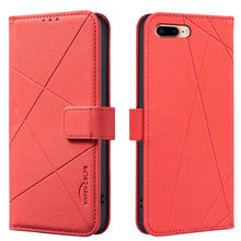 Load image into Gallery viewer, Geometric Pattern RFID Leather Phone Case, For iPhone XR, For iPhone XS Max, For iPhone 6 Plus / 7 Plus / 8 Plus