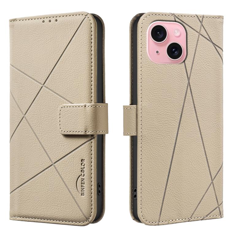 Geometric Pattern RFID Leather Phone Case, For iPhone 16, For iPhone 15 Pro Max, For iPhone 15 Pro, For iPhone 14 Plus / 15 Plus, For iPhone 15, For iPhone 13 / 14, For iPhone 14 Pro, For iPhone 14 Pro Max
