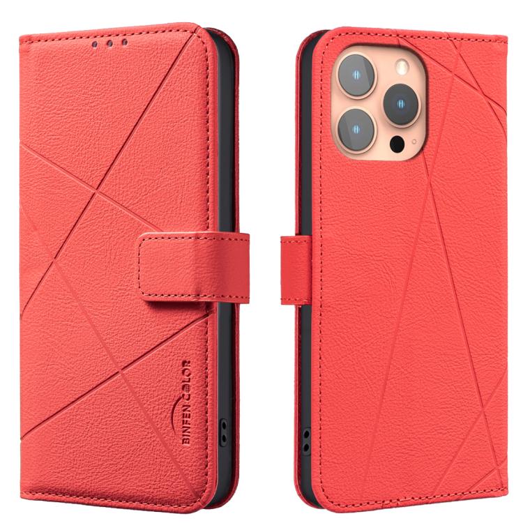 Geometric Pattern RFID Leather Phone Case, For iPhone 16, For iPhone 15 Pro Max, For iPhone 15 Pro, For iPhone 14 Plus / 15 Plus, For iPhone 15, For iPhone 13 / 14, For iPhone 14 Pro, For iPhone 14 Pro Max