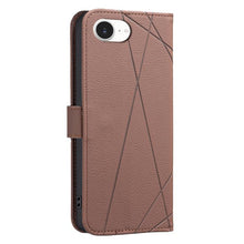 Load image into Gallery viewer, Geometric Pattern RFID Leather Phone Case, For iPhone 16e / 17e, For iPhone 17 Pro Max, For iPhone 17 Pro, For iPhone 17, For iPhone Air, For iPhone 16 Pro Max, For iPhone 16 Pro, For iPhone 16 Plus