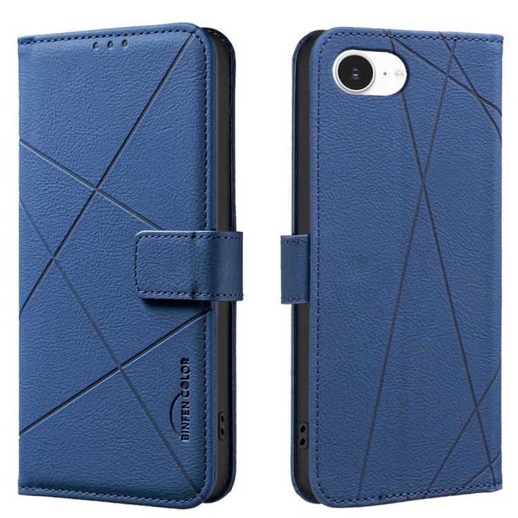 Geometric Pattern RFID Leather Phone Case, For iPhone 16e / 17e, For iPhone 17 Pro Max, For iPhone 17 Pro, For iPhone 17, For iPhone Air, For iPhone 16 Pro Max, For iPhone 16 Pro, For iPhone 16 Plus