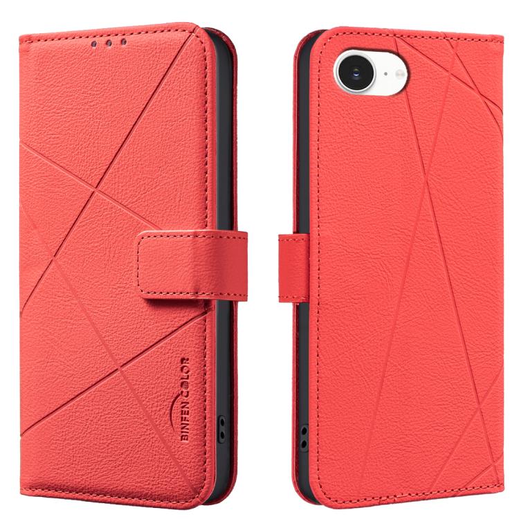 Geometric Pattern RFID Leather Phone Case, For iPhone 16e / 17e, For iPhone 17 Pro Max, For iPhone 17 Pro, For iPhone 17, For iPhone Air, For iPhone 16 Pro Max, For iPhone 16 Pro, For iPhone 16 Plus
