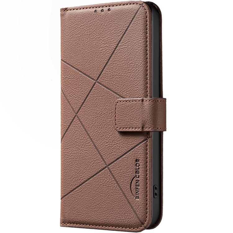 Geometric Pattern RFID Leather Phone Case, For iPhone XR, For iPhone XS Max, For iPhone 6 Plus / 7 Plus / 8 Plus