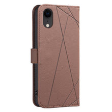 Load image into Gallery viewer, Geometric Pattern RFID Leather Phone Case, For iPhone XR, For iPhone XS Max, For iPhone 6 Plus / 7 Plus / 8 Plus