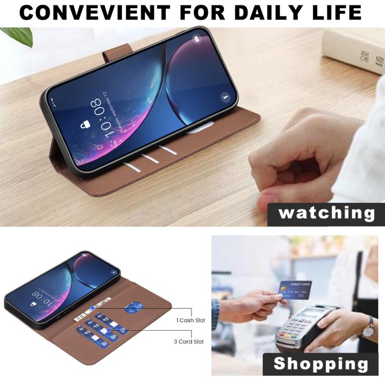 Geometric Pattern RFID Leather Phone Case, For iPhone XR, For iPhone XS Max, For iPhone 6 Plus / 7 Plus / 8 Plus