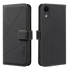 Load image into Gallery viewer, Geometric Pattern RFID Leather Phone Case, For iPhone XR, For iPhone XS Max, For iPhone 6 Plus / 7 Plus / 8 Plus