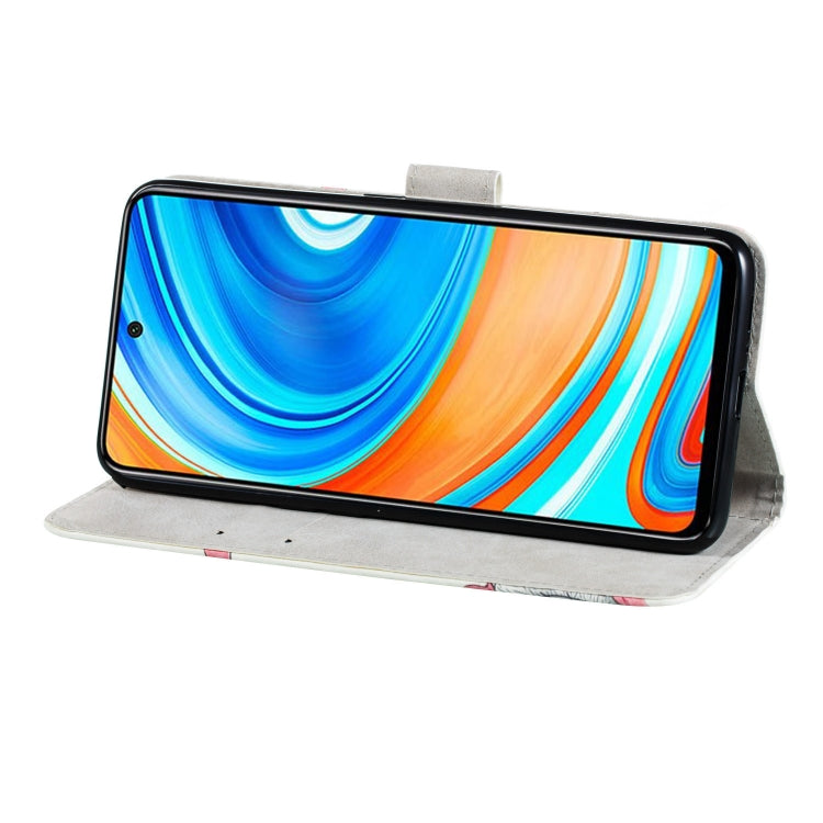 3D Painting Pattern Coloured Drawing Horizontal Flip PU Leather Case with Holder & Card Slots & Wallet & Lanyard