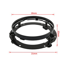 Load image into Gallery viewer, Motorcycle 7 inch Round Headlight Ring Mounting Bracket for Harley Davidson, 7 inch Round Headlight Ring, 7 inch Round Headlight Bracket