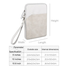 Load image into Gallery viewer, ND00S Felt Sleeve Protective Case Inner Carrying Bag, For 8 inch or Below Tablet, For 10 inch or Below Tablet, For 10.8 inch or Below Tablet
