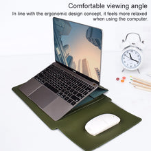 Load image into Gallery viewer, PU05 Sleeve Leather Case Carrying Bag with Small Storage Bag, for 13.3 inch Laptop, for 14.1 inch Laptop, for 15.4 inch Laptop