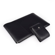 Load image into Gallery viewer, PU05 Sleeve Leather Case Carrying Bag with Small Storage Bag, for 13.3 inch Laptop, for 14.1 inch Laptop, for 15.4 inch Laptop