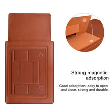 Load image into Gallery viewer, PU05 Sleeve Leather Case Carrying Bag with Small Storage Bag, for 13.3 inch Laptop, for 14.1 inch Laptop, for 15.4 inch Laptop