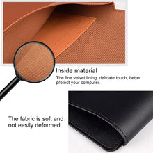 Load image into Gallery viewer, PU05 Sleeve Leather Case Carrying Bag with Small Storage Bag, for 13.3 inch Laptop, for 14.1 inch Laptop, for 15.4 inch Laptop