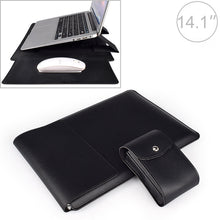 Load image into Gallery viewer, PU05 Sleeve Leather Case Carrying Bag with Small Storage Bag, for 13.3 inch Laptop, for 14.1 inch Laptop, for 15.4 inch Laptop