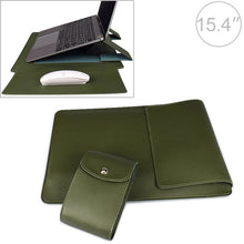 Load image into Gallery viewer, PU05 Sleeve Leather Case Carrying Bag with Small Storage Bag, for 13.3 inch Laptop, for 14.1 inch Laptop, for 15.4 inch Laptop