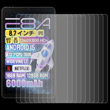 Load image into Gallery viewer, 25pcs 9H 0.3mm Explosion-proof Tempered Glass Film, For Zuleisy E8A 8.7
