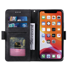 Load image into Gallery viewer, Retro Splicing Horizontal Flip Leather Case with Card Slots &amp; Holder &amp; Wallet, For iPhone 12 mini, For iPhone 12 / 12 Pro, For iPhone 12 Pro Max