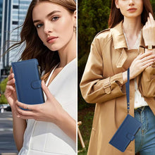 Load image into Gallery viewer, Magnetic Closure 9 Card Slots Zipper Leather Case with Hand Strap, For iPhone 11 Pro Max, For iPhone 11, For iPhone 11 Pro, For iPhone XS / X, For iPhone XR, For iPhone XS Max, For iPhone 8 Plus / 7 Plus